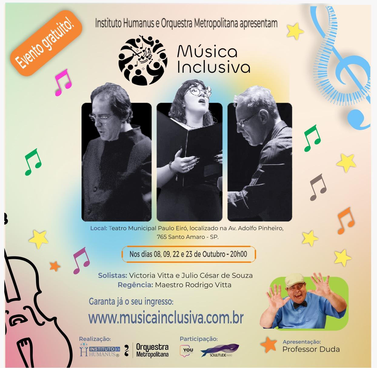 Garanta seu ingresso para o evento Música Inclusiva