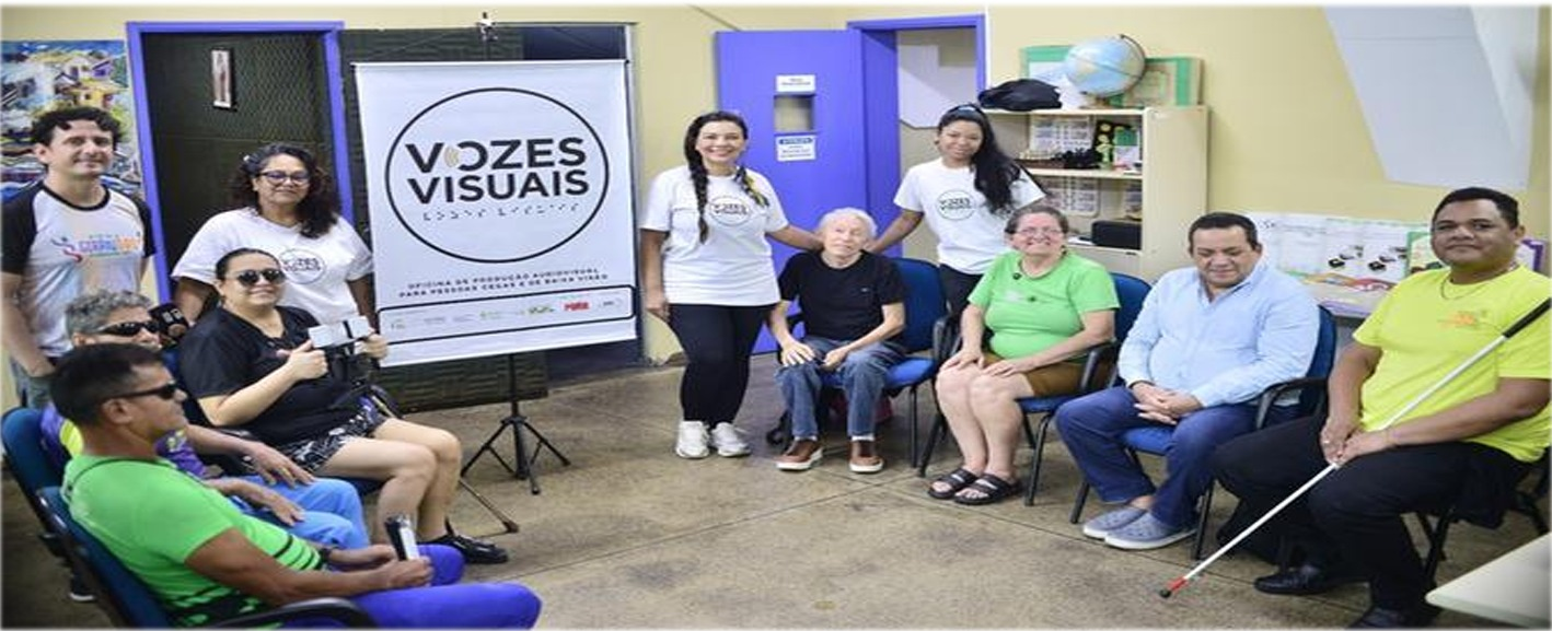 Manaus/AM: projeto ensina alunos cegos a fazer cinema com base nos sons