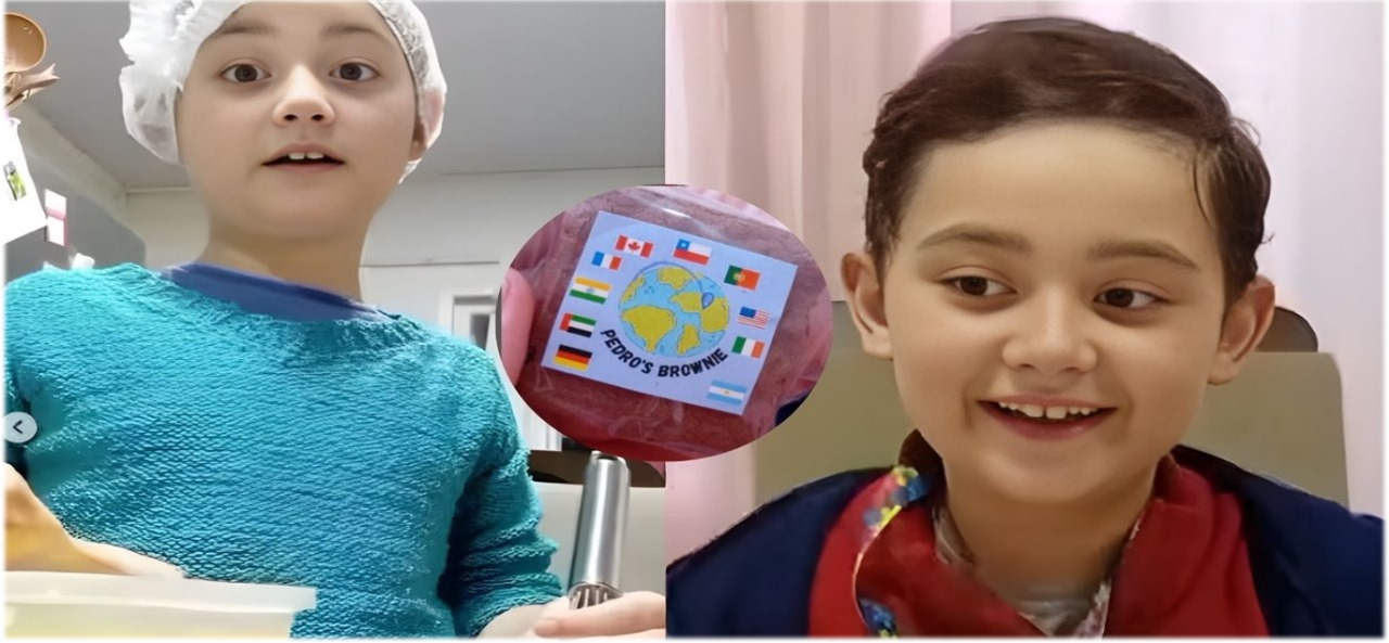 Menino autista de 8 anos vende brownies para viajar pelo mundo