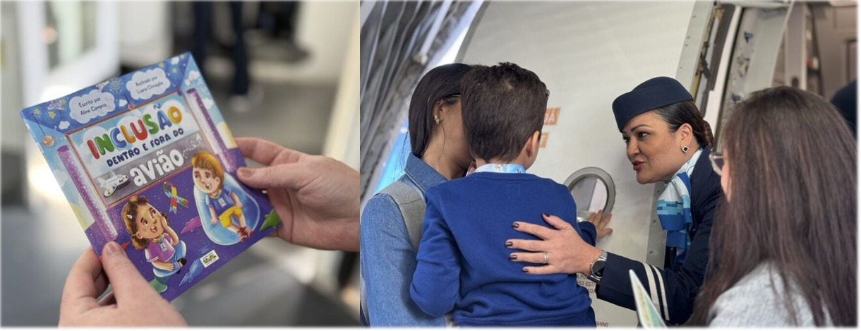 Em Viracopos-SP, crianças autistas no “Decolando no Espectro”