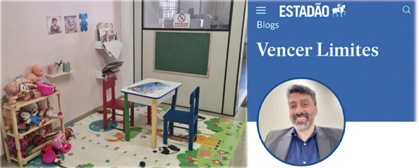 Mulheres com deficiência atendem mães e bebês no centro de São Paulo