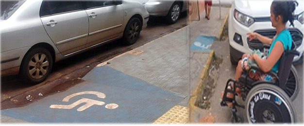 Projeto prevê multa para veículo estacionado em acesso para PCD