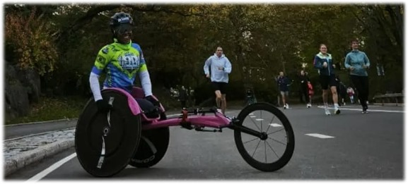 Atleta cadeirante de Santos/SP é a melhor em Nova Iorque/EUA