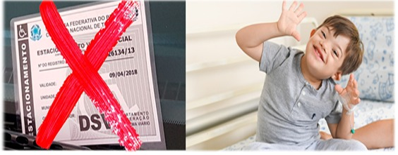 DF: cartão DEFIS é negado a uma criança com síndrome de Down