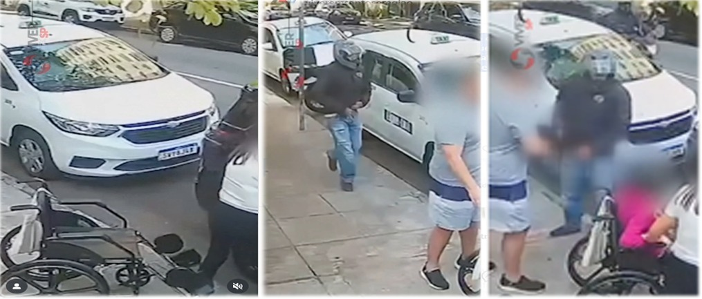 Família é assaltada enquanto descia cadeirante do carro em SP