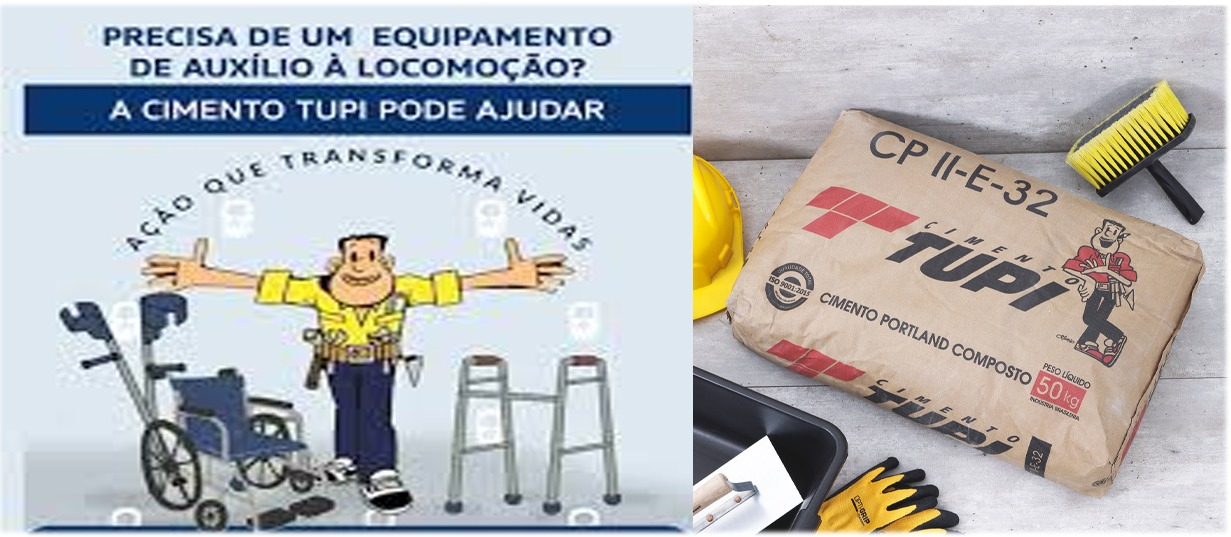 Cimento Tupi lança campanha para doação de equipamentos para PCD