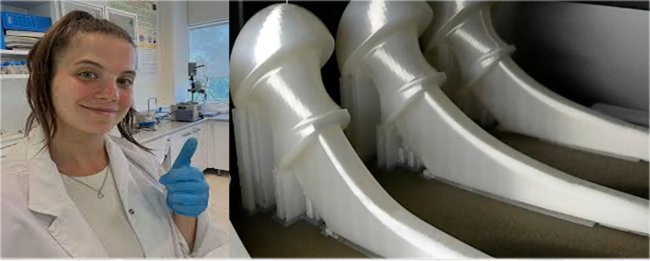 Prótese óssea biodegradável produzida em impressoras 3D