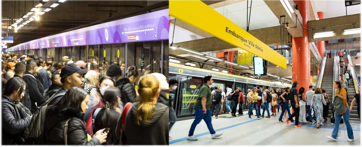 Linhas 4-Amarela e 5-Lilás em SP levam mais de 58 mil PcD em 2025