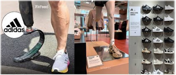 ADIDAS tem serviço para amputados comprarem só um pé dos seus tênis