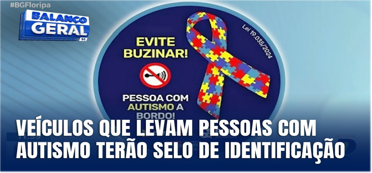 Detran de Santa Catarina lança selo para carros com autistas