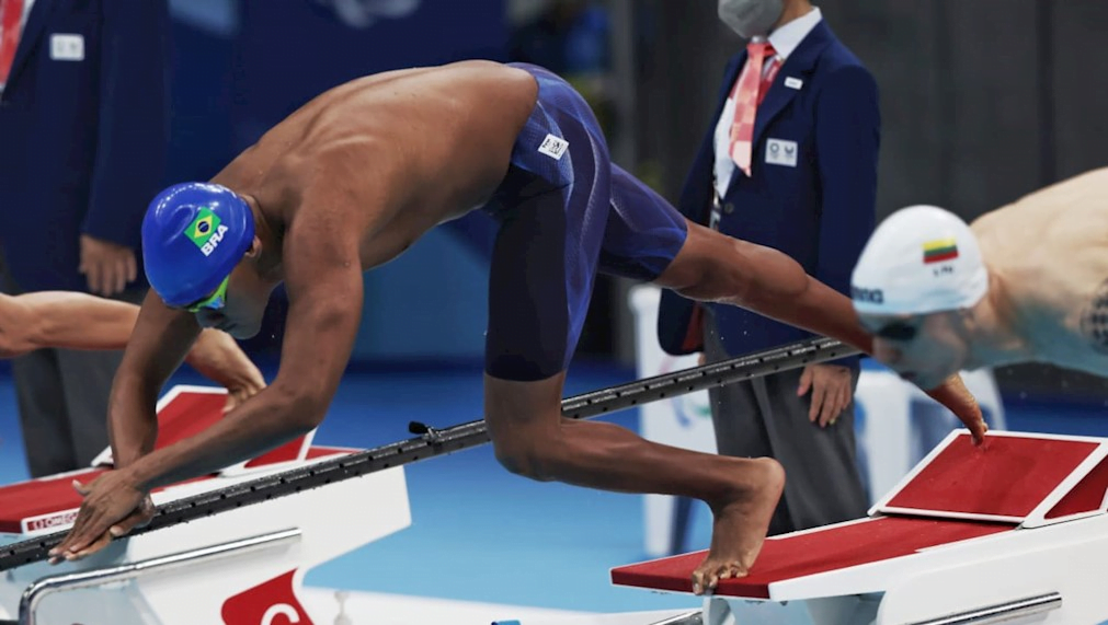 O brasiliense Wendell Belarmino conquistou uma medalha de ouro logo em sua estreia em Jogos Paralímpicos
